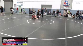 187 lbs Semifinal - Kolton Vick, Juneau Youth Wrestling Club Inc. vs Jaxon Runnels, Interior Grappling Academy