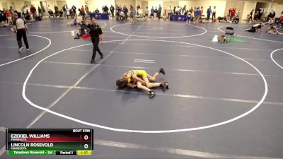 106 lbs Cons. Round 2 - Ezekiel Williams, Minnesota vs Lincoln Rosevold, Minnesota