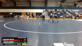 149 lbs Finals (2 Team) - Jordan Suarez, Johnson & Wales (RI) vs Matthew Beyer, Ithaca