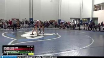 285 lbs Semifinal - Caleb Burkhart, Keystone College vs Thomas Marretta, The College Of New Jersey