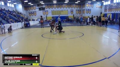 120 lbs Round 7 (8 Team) - Antonio Morales, Eagle Empire vs Caleb Gauthier, Palm Harbor WC