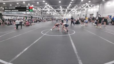 106 lbs Round 2 (4 Team) - Will Sanchez, Prime Wrestling White vs Bentley Jackson, Outlaws HS