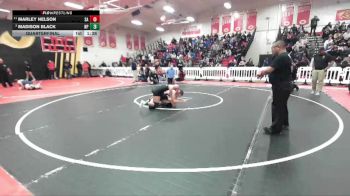 130 lbs Quarterfinal - Madison Black, Newbury Park vs Marley Nelson, Santa Ana