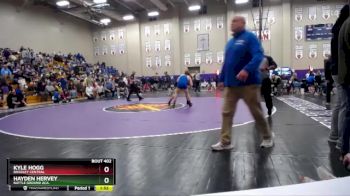 150 lbs Champ. Round 3 - Kyle Hogg, Bradley Central vs Hayden Hervey, Battle Ground Aca.