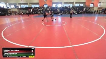 285 lbs Champ. Round 2 - Jeremy Mazzella, Ithaca vs Jake Pomykata, Johns Hopkins