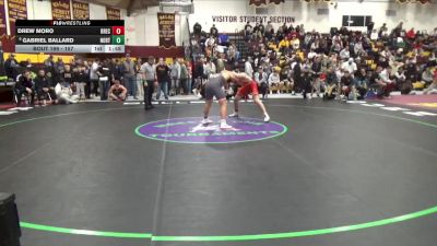157 lbs Champ. Round 2 - Drew Moro, Brecksville vs Gabriel Ballard, Northampton