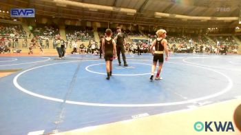 64 lbs Semifinal - Hayden Wenetshlager, Salina Wrestling Club vs Brock Glass, Coweta Tiger Wrestling