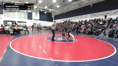 110 lbs Quarterfinal - Marie Saldana, Northview vs Kaeli Gonzalez, Corona Del Mar