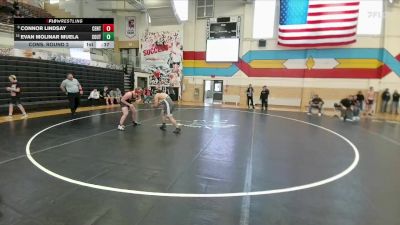 215 lbs Cons. Round 2 - Evan Molinar Muela, South vs Connor Lindsay, Central