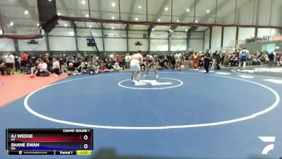 285 lbs Champ. Round 1 - Aj Wedge, OR vs Shane Swan, WA