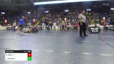 84 lbs Round Of 16 - Natalie Good, Governor Mifflin vs Lennox Deringer, Mt. Lebanon