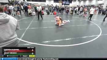 87 lbs Cons. Round 4 - Brady Brasch, IA vs Daemen Duemmel, MO