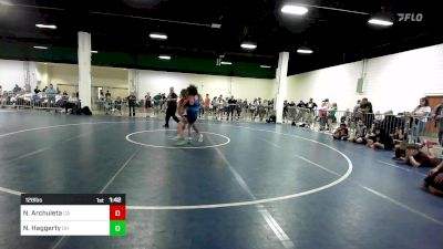 128 lbs Round Of 16 - Neko Archuleta, CA vs Nolan Haggerty, OH