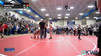 135 lbs Rr Rnd 1 - Breanna Hunt, Heat vs Blaike Ivie, Salina Wrestling Club