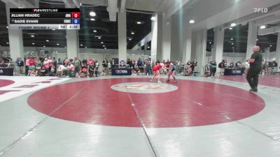 Champ. Round 1 - Jillian Hradec, Ascend Wrestling Academy vs Sadie Evans, Ford Dynasty Wrestling Club