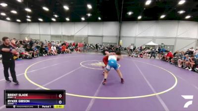 160 lbs Round 2 (8 Team) - Brent Slade, Iowa vs Ryker Gibson, Idaho