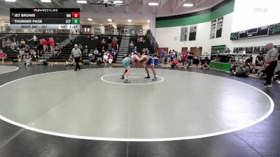 157 lbs 1st Place Match - Thunder Page, South Central Punishers vs Jet Brown, Mo West