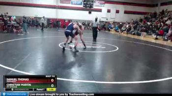 152 lbs Quarterfinal - Christian Martin, Mt Spokane vs Samuel Thomas, University