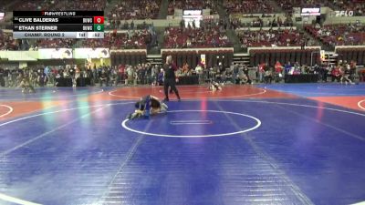 70 lbs Champ. Round 2 - Clive Balderas, Ronan Wrestling vs Ethan Sterner, Havre Wrestling Club