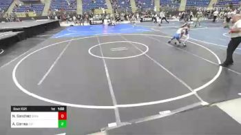 72 lbs Rr Rnd 1 - Noah Sanchez, Duran Elite vs Aydann Correa, Tuf California Wr Ac