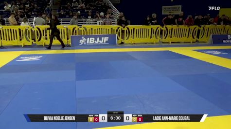 Lacie Ann-Marie Coubal vs Olivia Noelle Jensen 2025 Pan IBJJF Jiu-Jitsu No-Gi Championship