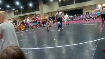 45 lbs Round 5 (6 Team) - Boone Mosley, BS Wrestling vs Theo Nuar, Rabbit WC