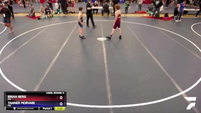 125 lbs Cons. Round 3 - Brian Berg, MN vs Tanner Morvari, MN