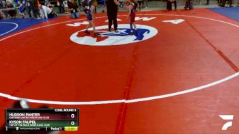 49 lbs Cons. Round 3 - Hudson Panter, Eastside United Wrestling Club vs Kyson Faupel, Top Of The Rock Wrestling Club