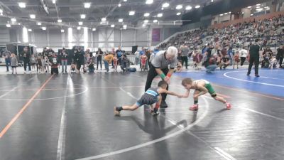 54.8-55.8 lbs Champ. Round 2 - Kashton Thorne, Lakeland Wrestling Club vs Izayah Rodriguez, Asylum Wrestling Club