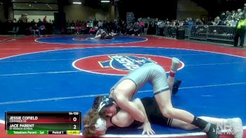 1A-150 lbs Quarterfinal - JESSIE COFIELD, Commerce Hs vs Jace Parent, St Francis School