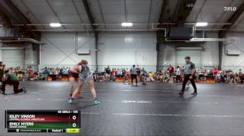 135 lbs Round 2 - Emily Myers, Sirens Demise vs Kiley Vinson, Central Florida Wrestling