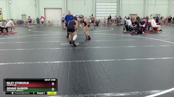 145 lbs Cons. Semi - Dennis Barker, Hanover Hawkeye vs Riley Storozuk, FISHEYE WC