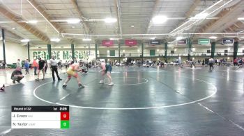 285 lbs Round Of 32 - Joshua Evans, Virginia Military Institute vs Nathan Taylor, Unattached