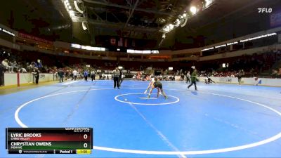 113 lbs Quarterfinal - Chrystian Owens, Mohave vs Lyric Brooks, Chino Valley