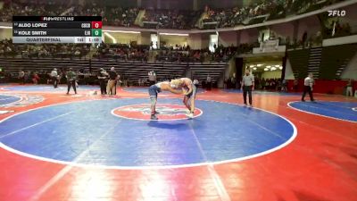165-2A Quarterfinal - Aldo Lopez, Coahulla Creek vs Kole Smith, East Jackson HS