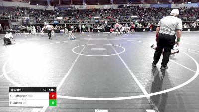 133 lbs Consi Of 8 #2 - Luke Patterson, Thoroughbred Wrestling Academy vs Parker Jones, Grab And Twist