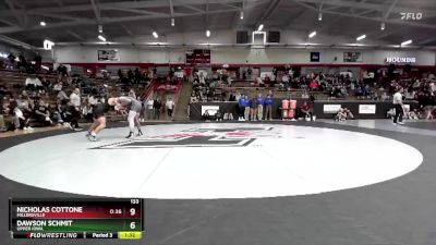 174 lbs Quarterfinal - Cole Ritter, Maryville vs Zeke Waltz, McKendree