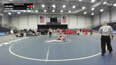 152 lbs Finals (4 Team) - Peter Bell, John H Glenn HS vs Luke Nieto, Plainedge