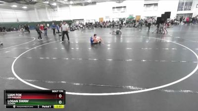 157 lbs Quarterfinal - Liam Fox, UW-Parkside vs Logan Swaw, Illinois