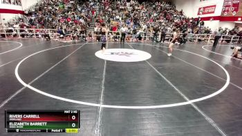 130 lbs Champ. Round 2 - Rivers Carrell, Worland vs Elizabeth Barrett, Wind River