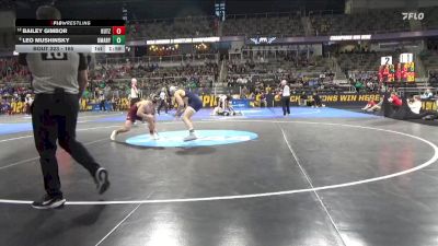 165 lbs Cons. Round 2 - Leo Mushinsky, UMary vs Bailey Gimbor, Kutztown