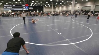 50.8-54.8 lbs Semis - Braylee Botler, MN Elite Wrestling Club vs Mia Benitez, JUIC3 ACAD3MY WRESTLING