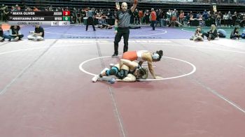 6A 125 lbs Cons. Round 1 - Kristianna Boyum, Wolfforth Frenship vs Miaya Oliver, Converse Judson