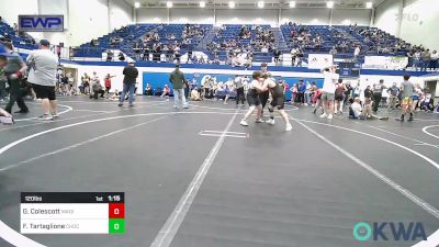 120 lbs Rr Rnd 3 - Grayson Colescott, Madill Takedown vs Frankie Tartaglione, Choctaw Ironman Youth Wrestling