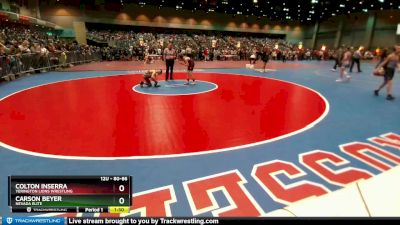 80-86 lbs Round 1 - Carson Beyer, Nevada Elite vs Colton Inserra, Yerington Lions Wrestling