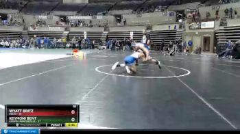 93 lbs Finals (8 Team) - Keymoni Bent, Kasson-Mantorville vs Wyatt Britz, Foley