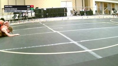 144 lbs 2nd Place - Zane Hill, Grants Pass WC vs Steven Robles, Aces Wr Ac