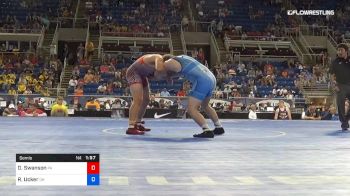 220 lbs Semis - Dustin Swanson, Pennsylvania vs Riley Ucker, Ohio