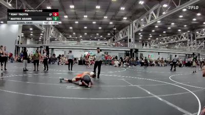 126 lbs Cons. Semi - Mattex Adams, Capital City Wrestling Club vs Tony Trotta, Colonial Pride