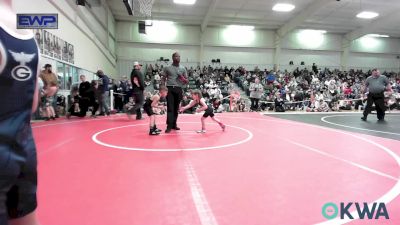 46 lbs Quarterfinal - Jensen Freeman, HURRICANE WRESTLING ACADEMY vs Dawson Smith, Sallisaw Takedown Club